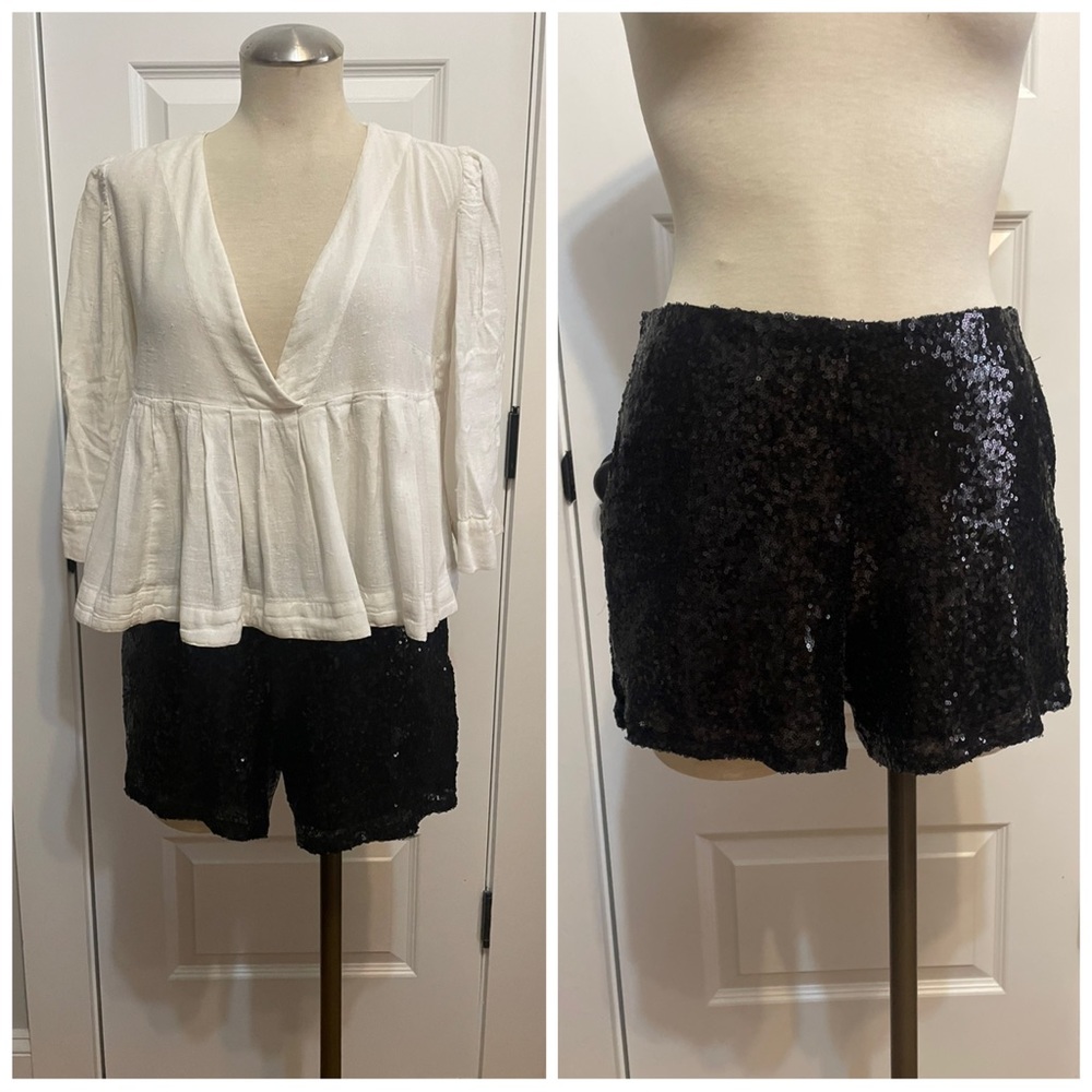 Sequin clubby shorts